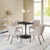 ZUO Aimee Dining Chair (Set of 2) Beige