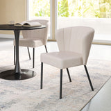 ZUO Aimee Dining Chair (Set of 2) Beige