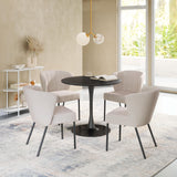 ZUO Aimee Dining Chair (Set of 2) Beige