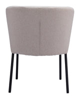 ZUO Aimee Dining Chair (Set of 2) Beige
