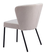 ZUO Aimee Dining Chair (Set of 2) Beige