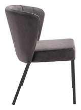 ZUO Aimee Dining Chair (Set of 2) Gray