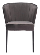ZUO Aimee Dining Chair (Set of 2) Gray