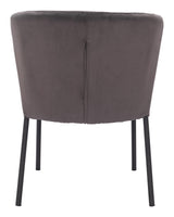 ZUO Aimee Dining Chair (Set of 2) Gray