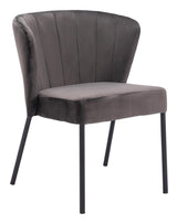 ZUO Aimee Dining Chair (Set of 2) Gray