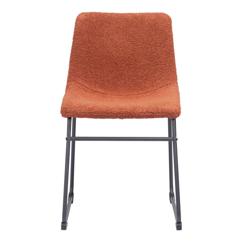 ZUO Smart Dining Chair (Set of 2) Burnt Orange