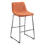 ZUO Smart Barstool (Set of 2) Burnt Orange
