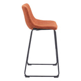ZUO Smart Barstool (Set of 2) Burnt Orange
