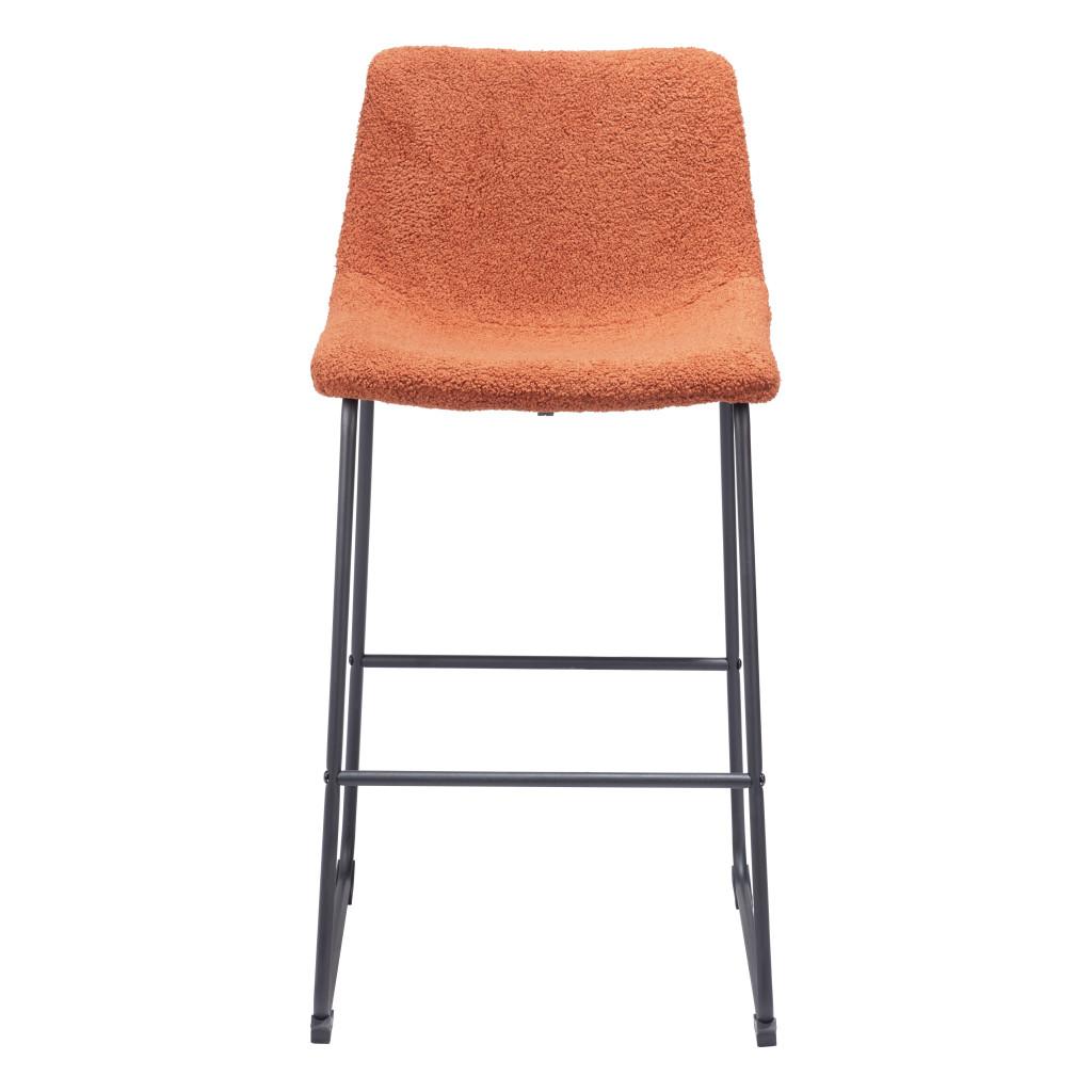 ZUO Smart Barstool (Set of 2) Burnt Orange