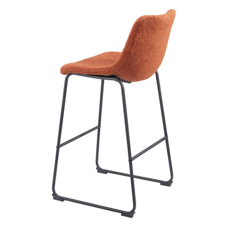 ZUO Smart Barstool (Set of 2) Burnt Orange