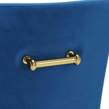 ZUO Maxine Dining Chair Navy Blue & Gold