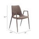 ZUO Desi Dining Chair (Set of 2) Brown & Walnut