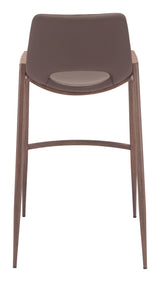 ZUO Desi Barstool (Set of 2) Brown & Walnut