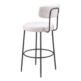 ZUO Blanca Barstool (Set of 2) Ivory