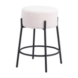 ZUO Blanche Counter Stool (Set of 2) Ivory