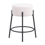 ZUO Blanche Counter Stool (Set of 2) Ivory