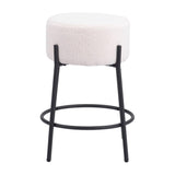 ZUO Blanche Counter Stool (Set of 2) Ivory