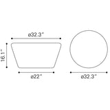 ZUO Durban Coffee Table Black