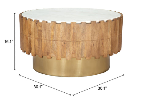 ZUO Bombay Coffee Table Natural