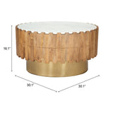 ZUO Bombay Coffee Table Natural