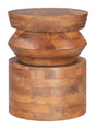 ZUO Kollam Side Table Walnut