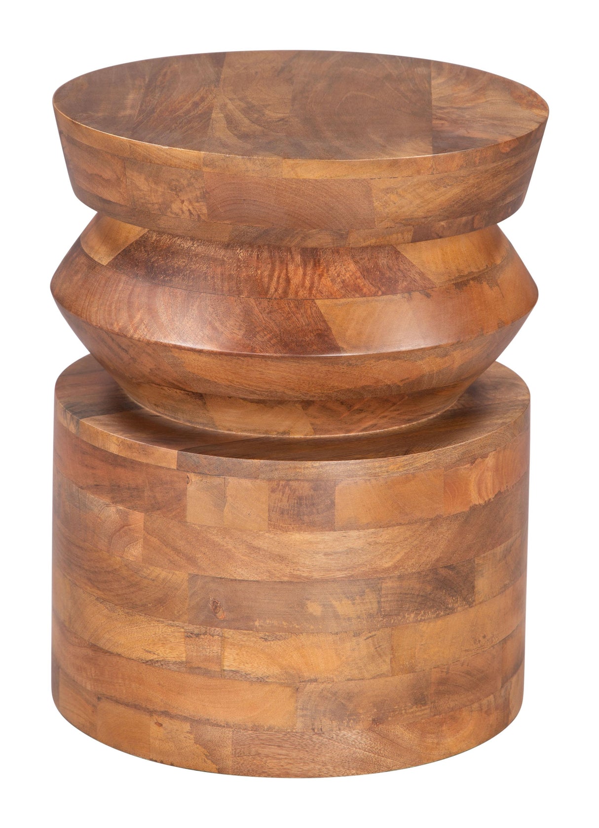 ZUO Kollam Side Table Walnut