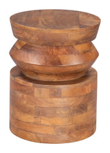 ZUO Kollam Side Table Walnut