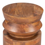 ZUO Kollam Side Table Walnut