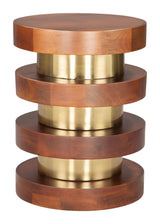 ZUO Marigot Side Table Walnut