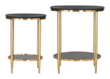 ZUO Koper Coffee Table Set (2-Piece) Black