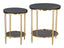 ZUO Koper Coffee Table Set (2-Piece) Black