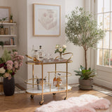 ZUO Antalya Bar Cart Multicolor