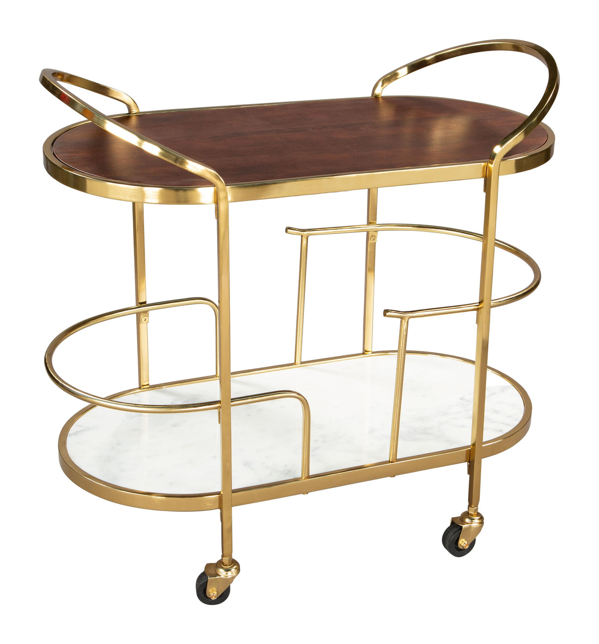 ZUO Antalya Bar Cart Multicolor