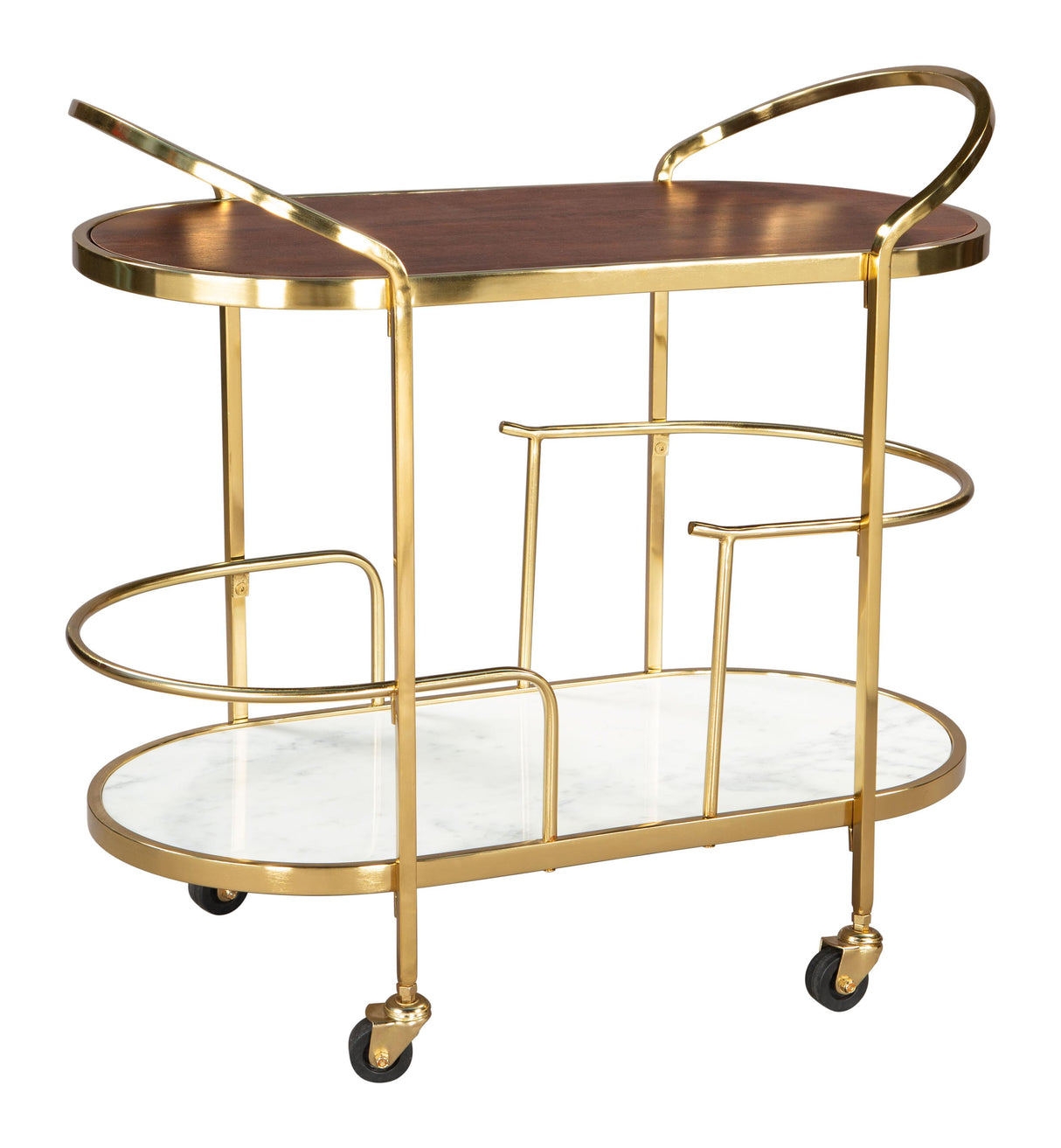 ZUO Antalya Bar Cart Multicolor