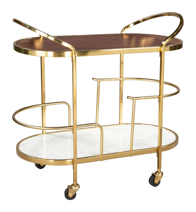 ZUO Antalya Bar Cart Multicolor