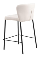 ZUO Linz Counter Stool (Set of 2) Cream