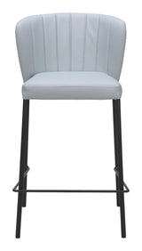 ZUO Linz Counter Stool (Set of 2) Gray