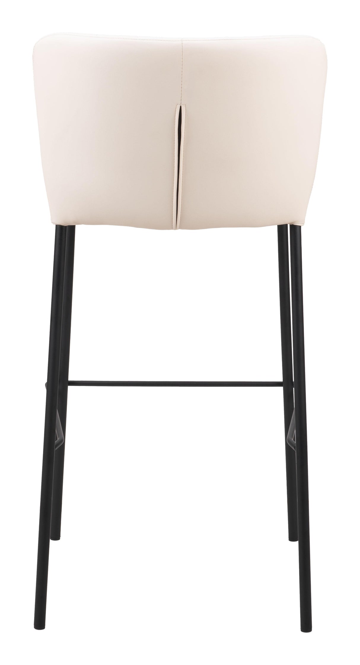 ZUO Linz Barstool (Set of 2) Cream