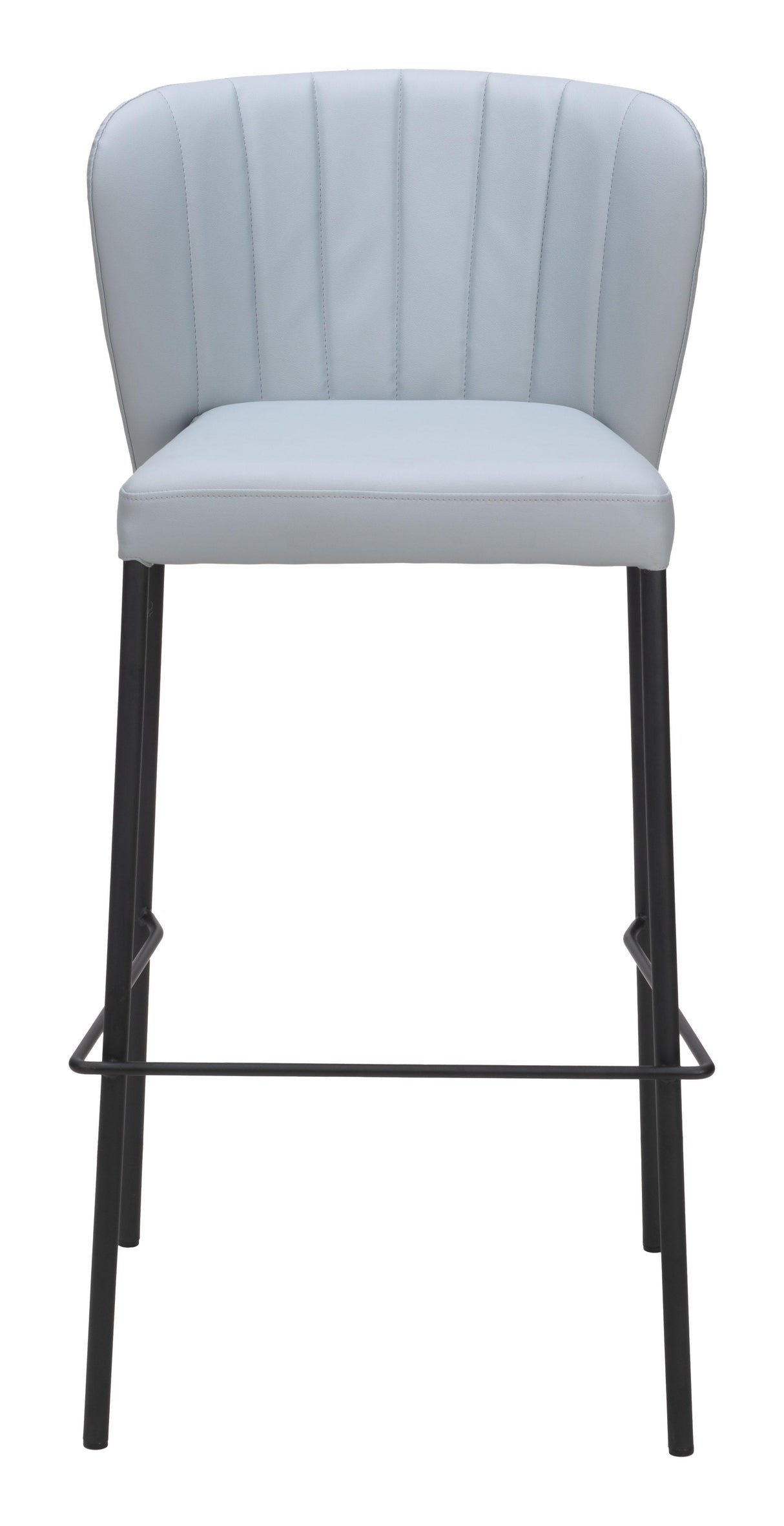 ZUO Linz Barstool (Set of 2) Gray