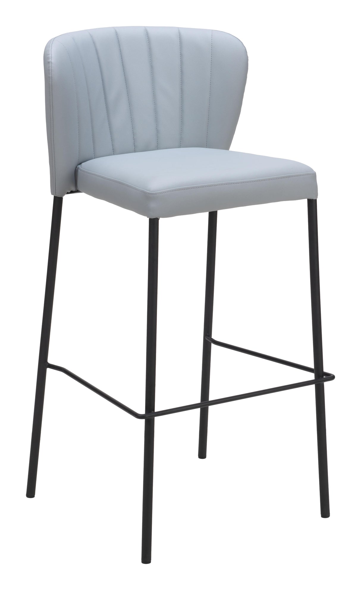 ZUO Linz Barstool (Set of 2) Gray