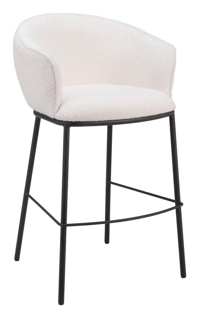 ZUO Essen Barstool Ivory