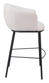 ZUO Essen Barstool Ivory