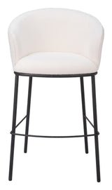 ZUO Essen Barstool Ivory