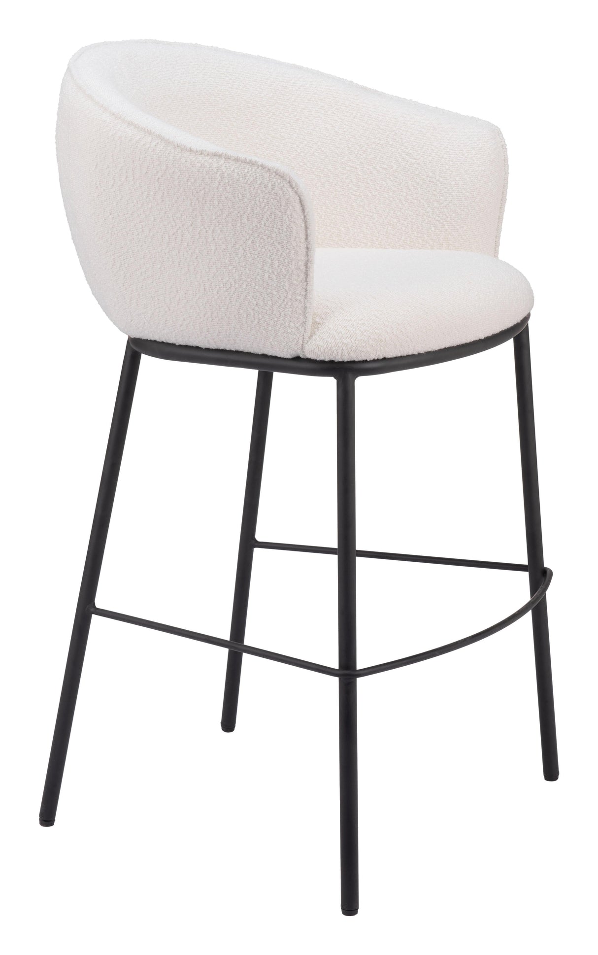 ZUO Essen Barstool Ivory