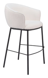 ZUO Essen Barstool Ivory