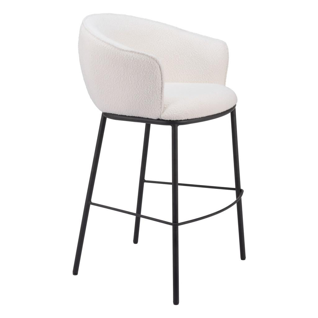 ZUO Essen Barstool Ivory