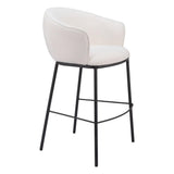 ZUO Essen Barstool Ivory