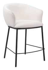 ZUO Essen Counter Stool Ivory