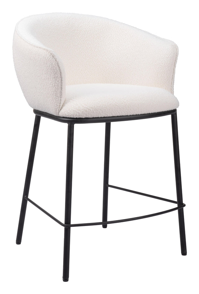 ZUO Essen Counter Stool Ivory