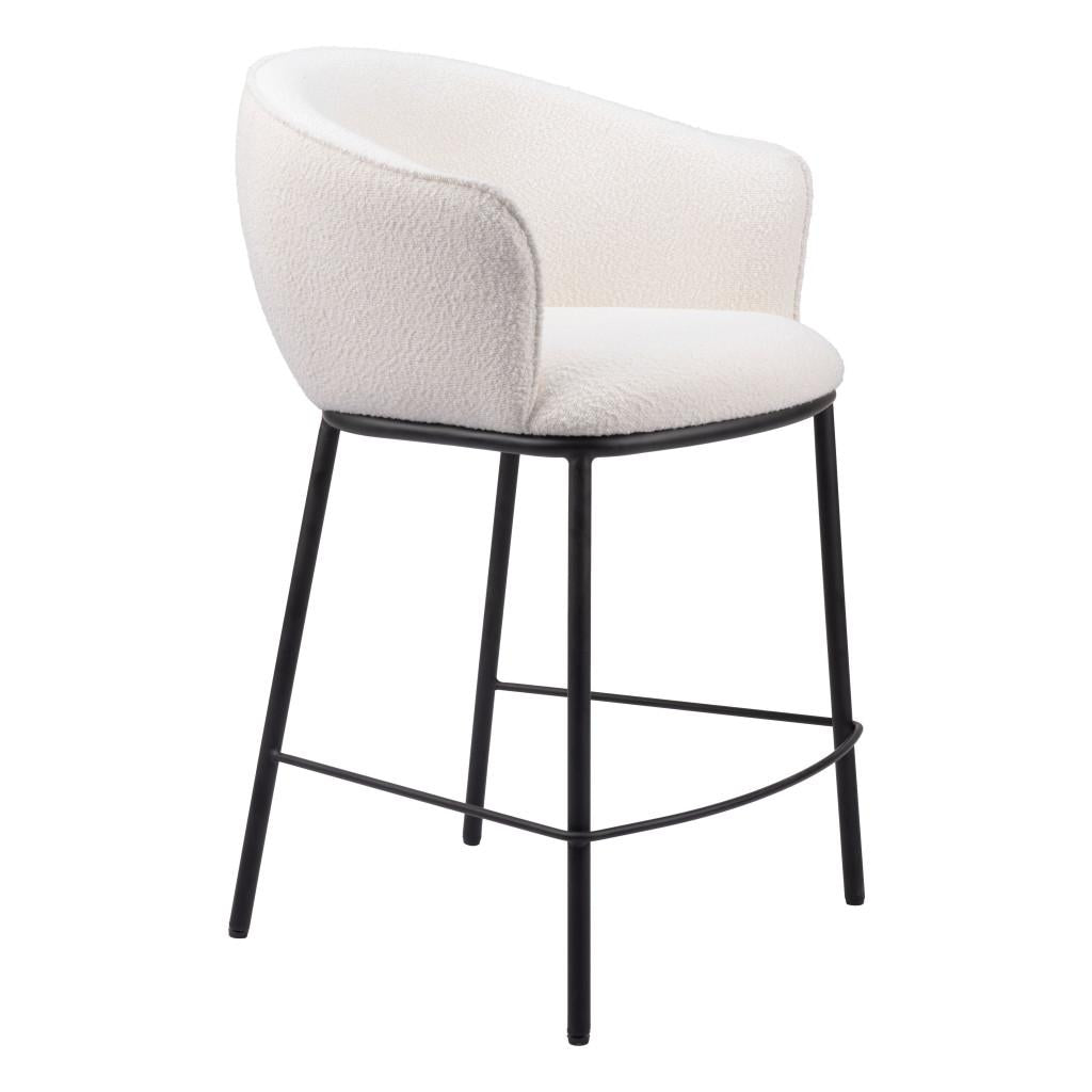 ZUO Essen Counter Stool Ivory